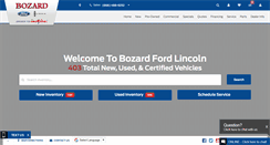 Desktop Screenshot of bozardford.com
