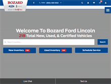 Tablet Screenshot of bozardford.com